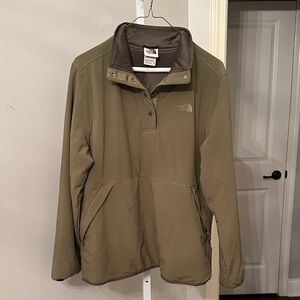 The North Face Khaki Pullover Jacket